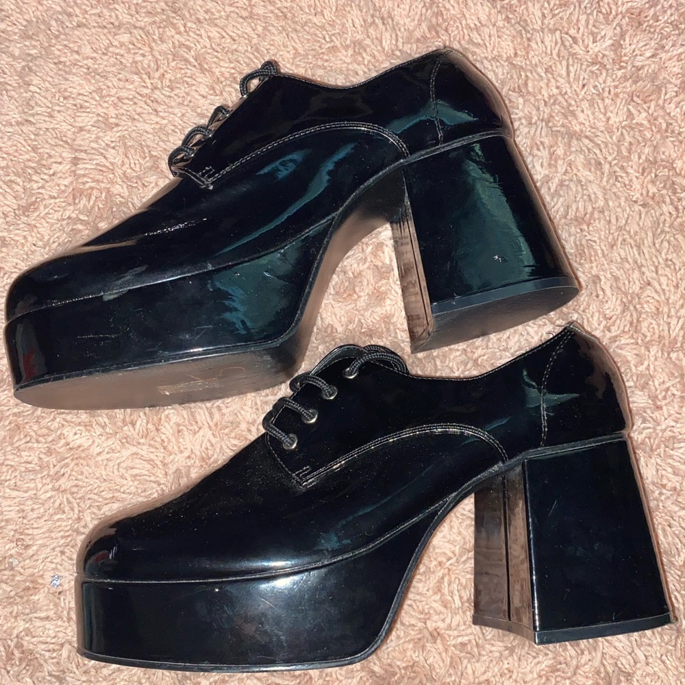 black funtasma disco platforms